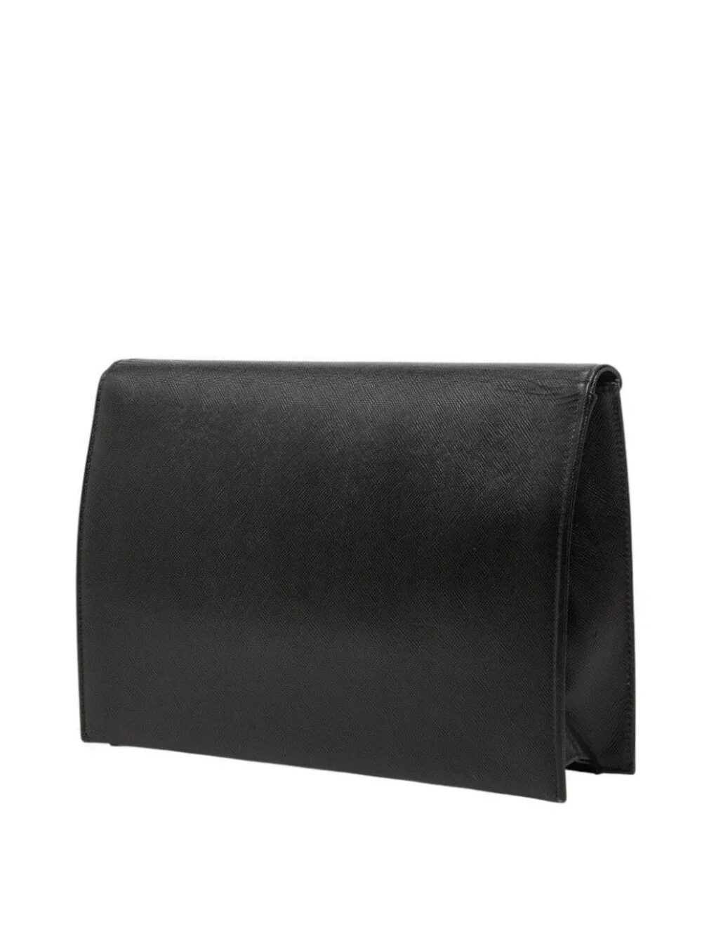 Saint Laurent Vintage Clutch Black Leather